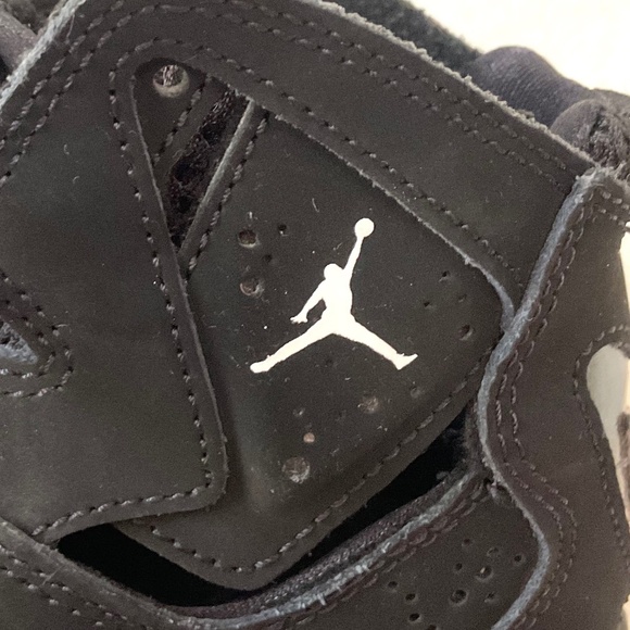 Black JORDAN TRUE FLIGHT PRESCHOOL BASKETBALL SNEAKERS SHOES Size 13C - Picture 3 of 14